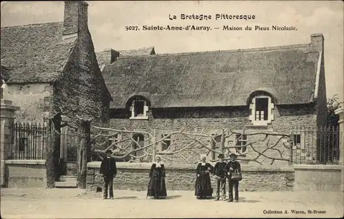 Ak Sainte Anne d'Auray Morbihan, Maison du Pieux Nicolazic