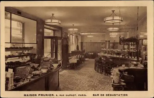 Ak Paris I, Maison Prunier, Rue Duphot, Bar de Dégustation