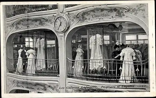 Ak Paris, Les Galeries Lafayette, Peignoirs et Layettes