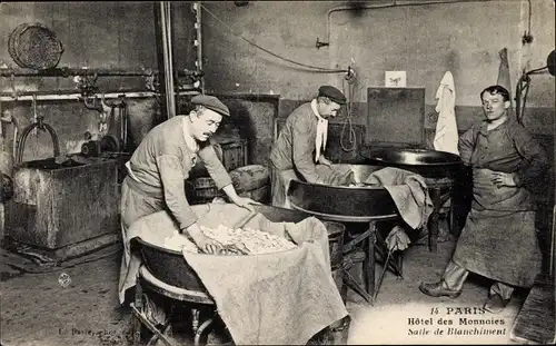 Ak Paris, Hotel des Monnaies, Salle de Blanchiment