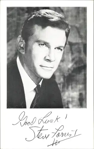 Foto Schauspieler Steve Forest, Portrait, Autogramm