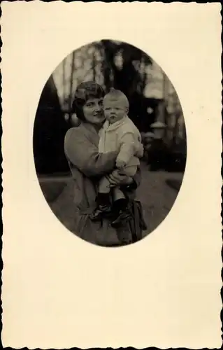 Foto Ak Prinzessin Maria Alix von Sachsen, Karl Anton von Hohenzollern Sigmaringen, Portrait 1922