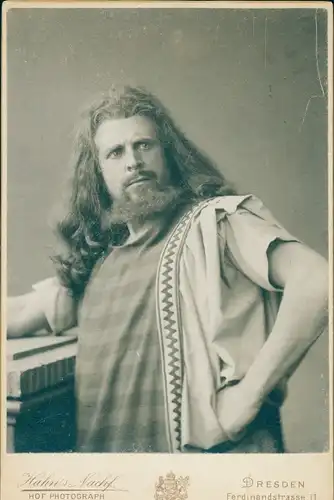 Kabinett Foto Schauspieler im Kostüm, Samson I. Akt