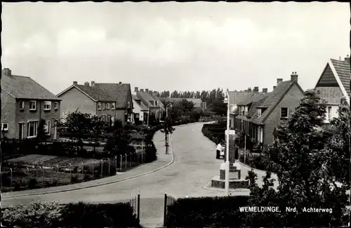 Ak Wemeldinge Zeeland Niederlande, Nrd. Achterweg