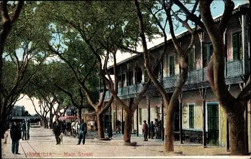 Ak Ismailia Ägypten, Main Street