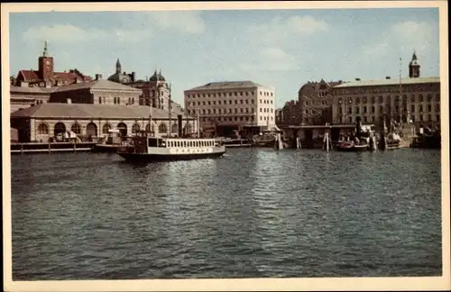 Ak Göteborg Schweden, Hamnen