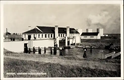 Ak Wieringermeer Hollands Kroon Nordholland Niederlande, Gemaal Leemans