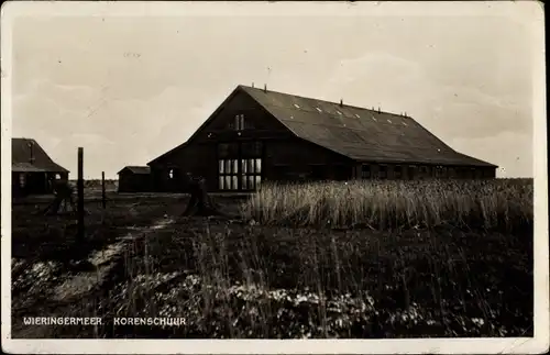 Ak Wieringermeer Hollands Kroon Nordholland Niederlande, Korenschuur