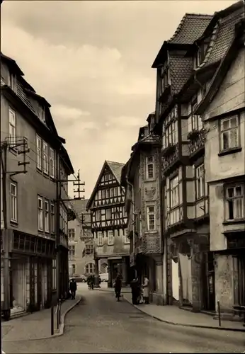 Ak Schmalkalden im Thüringer Wald, Mohrenstraße, Apotheke, Salzbrücke