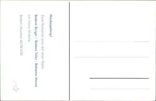 Ak Sänger Jimmy Makulis, Portrait