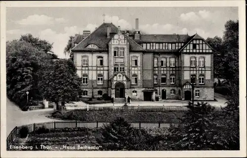 Ak Eisenberg im Saale Holzland Kreis, "Haus Bethesda"