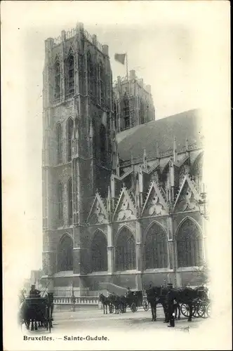 Ak Bruxelles Brüssel, Sainte Gudule