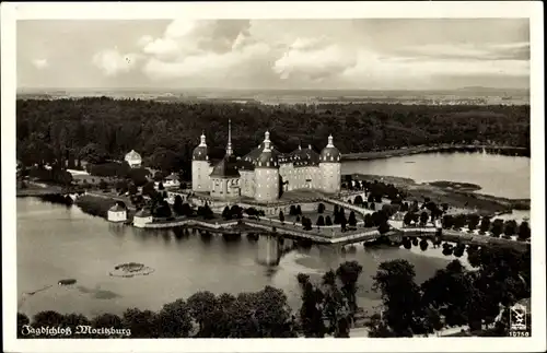 Ak Moritzburg in Sachsen, Jagdschloss, Panorama