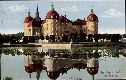 Ak Moritzburg Sachsen, Jagdschloss