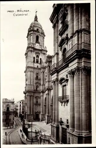 Ak Malaga Andalusien, Catedral