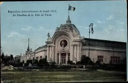 Ak Gand Gent Ostflandern, Exposition Internationale de Gand 1913, Le Pavillon de la Ville de Paris
