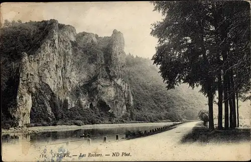 Ak Freyr Hastière Wallonien Namur, Les Rochers