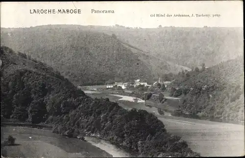 Ak Laroche La Roche en Ardennes Wallonien Luxemburg, Maboge, Panorama