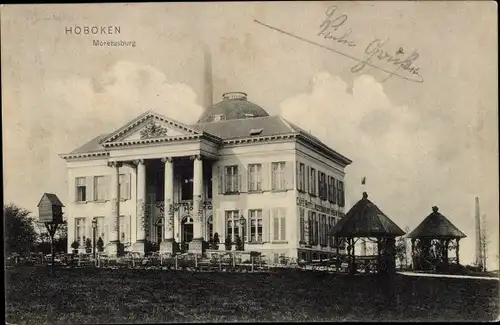 Ak Hoboken Antwerpen Flandern, Moretusburg