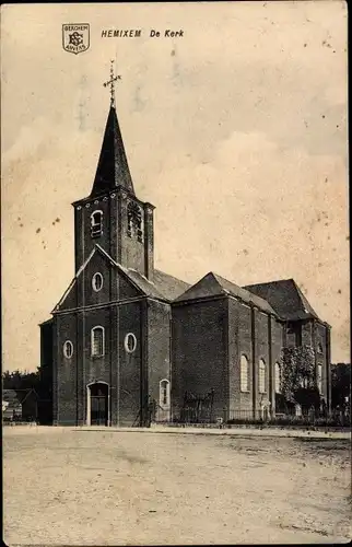 Ak Hemixem Hemiksem Flandern Antwerpen, De Kerk