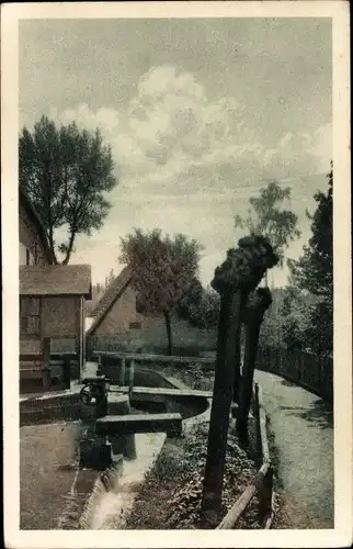 Ak Heidenau in Sachsen, Ortspartie