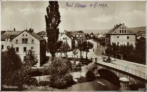 Ak Heidenau in Sachsen, Müglitzbrücke