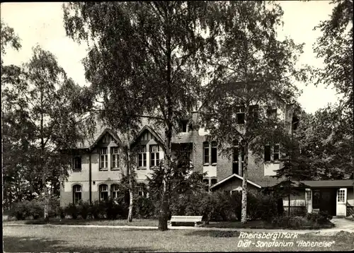 Ak Rheinsberg in der Mark, Diät Sanatorium Hohenelse