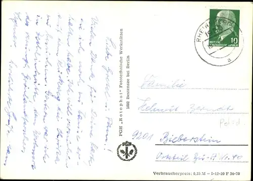 Ak Rheinsberg in der Mark, Diät Sanatorium Hohenelse