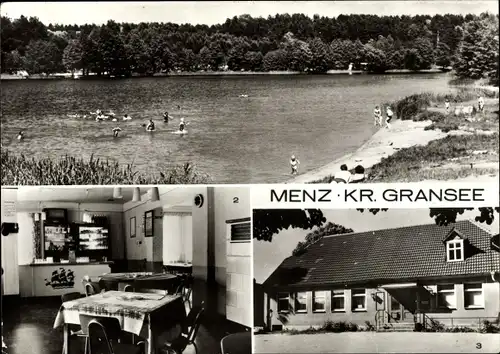 Ak Menz Stechlin in der Mark, Roofensee, FDGB-Gaststätte