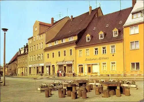 Ak Oederan in Sachsen, Platz der Befreiung, Bäckerei Möbius