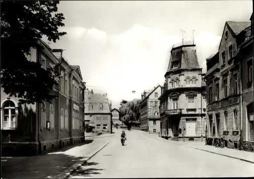 Ak Hartha in Sachsen, Dresdener Straße, alte Häuser