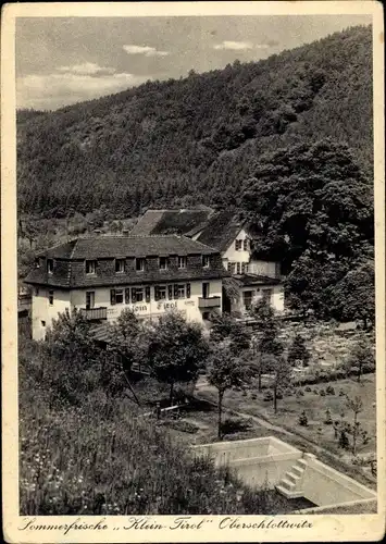 Ak Oberschlottwitz Glashütte in Sachsen, Sommerfrische Klein Tirol