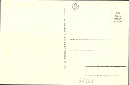 Ak Brieske Senftenberg Niederlausitz, Grube Marga, Vestibul des Gasthauses