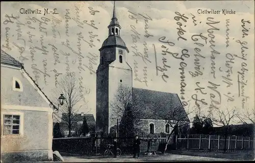 Ak Klettwitz Schipkau in der Niederlausitz, Clettwitzer Kirche