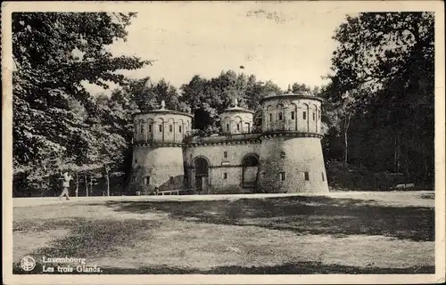 Ak Luxemburg Luxembourg, Les trois Glands