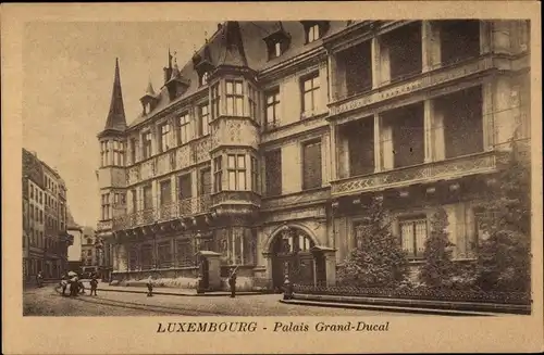 Ak Luxemburg, Palais Grand Ducal