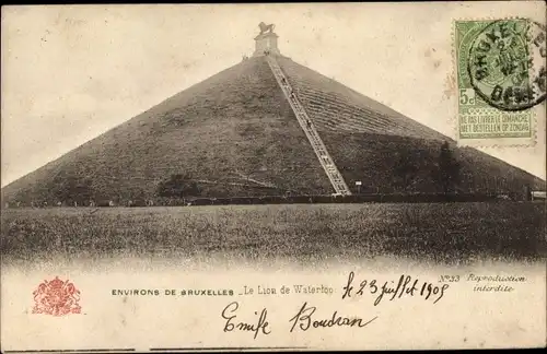 Ak Waterloo Wallonisch Brabant, Le Lion