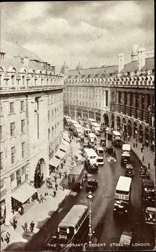 Ak London City England, The Quadrant Regent Street