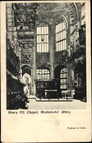 Ak Westminster London City, Westminster Abbey, Henry VII. Chapel