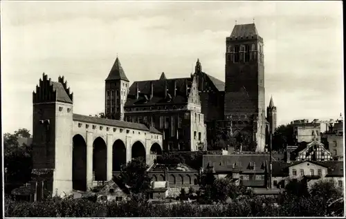 Ak Kwidzyn Marienwerder Westpreußen, Der Dansker, Schloss, Dom, Zamek