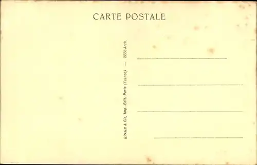 Künstler Ak Jerusalem Israel, Karte vom Ort