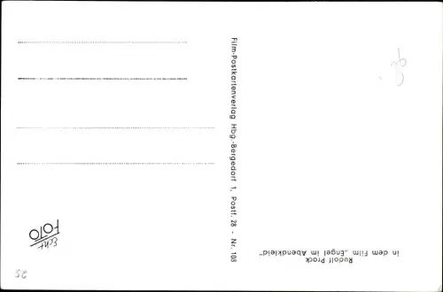 Ak Schauspieler Rudolf Prack, Portrait, Zigarette, Autogramm