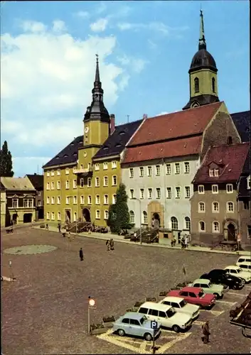 Ak Roßwein in Sachsen, Rathaus