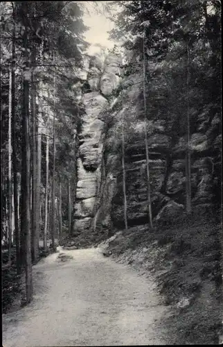 Ak Wehlen an der Elbe Sächsische Schweiz, Höllengrund, Zwillinge