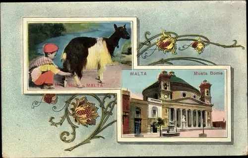 Ak Malta, Milk seller, Musta Dome, Ziegenmilchverkäufer