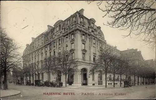 Ak Paris XVI Passy, Majestic Hotel, Avenue Kléber