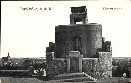 Ak Brandenburg an der Havel, Bismarckwarte