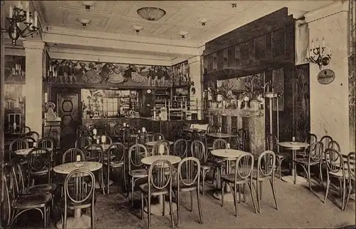 Ak Dresden Altstadt, Cafe Belsch, Prager Straße 38 am Hauptbahnhof