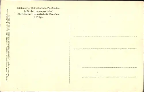 Ak Dresden, Partie am Jüdenhof 5, Emil Horn, Zinngießerei, August Ribbe