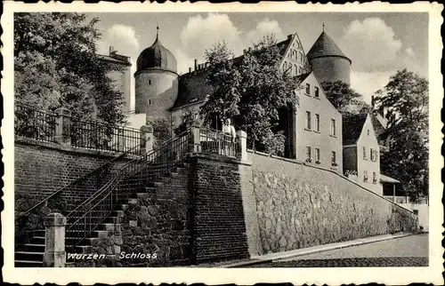 Ak Wurzen in Sachsen, Schloss